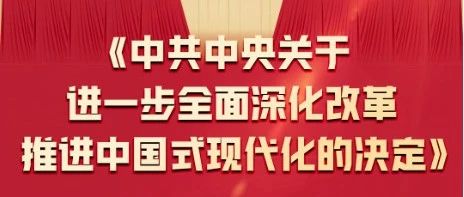 一图全解 | 二十届三中全会《决定》